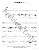 Brick House Guitar and Fretted sheet music cover